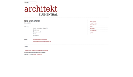 Architekt Blumenthal